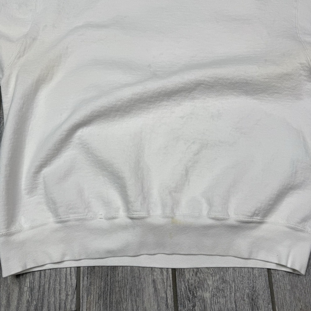 Vintage 90s Fruit Of The Loom Tweety Bird Looney Tunes Sweatshirt White Size XL - Picture 15 of 15